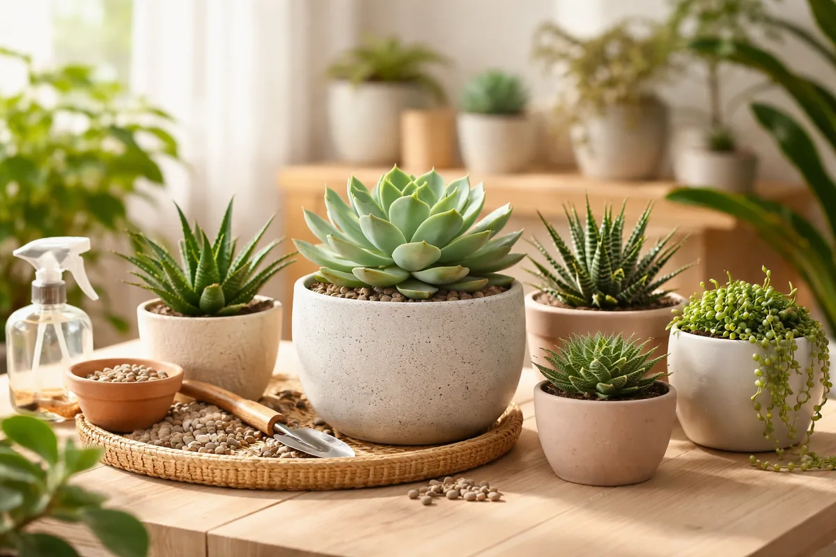 Quelle est la meilleure façon de prendre soin de ses succulentes en intérieur