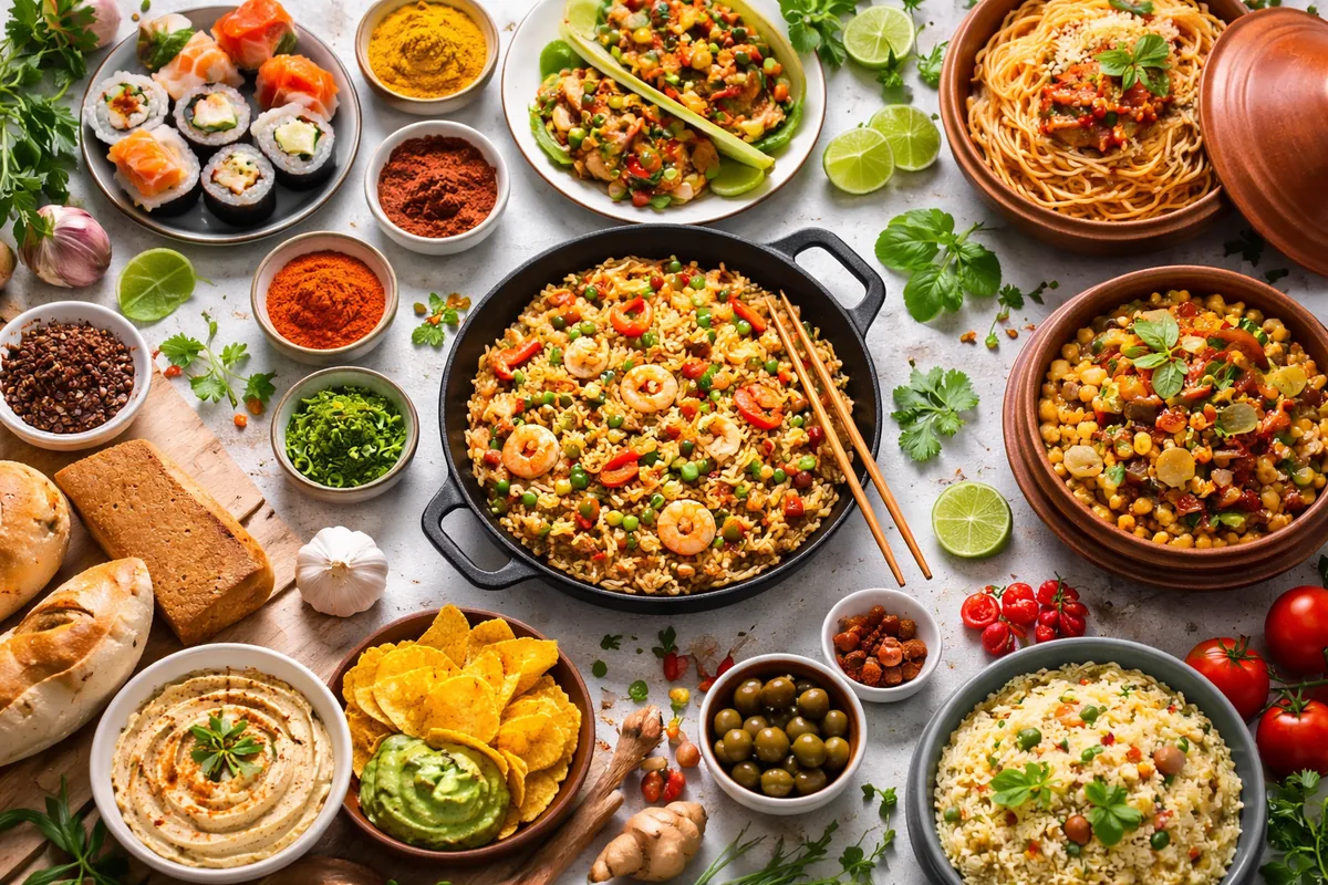Les influences des différentes cultures sur notre cuisine quotidienne