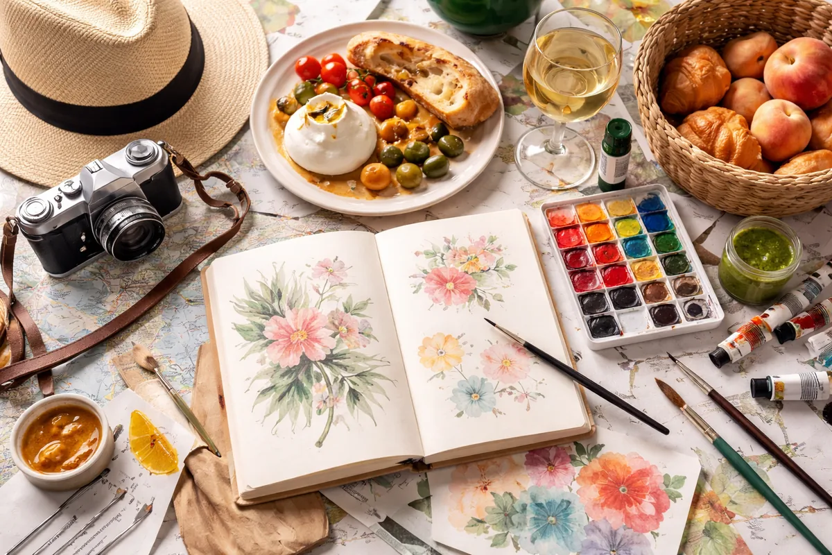Comment organiser un voyage alliant gastronomie et loisirs créatifs