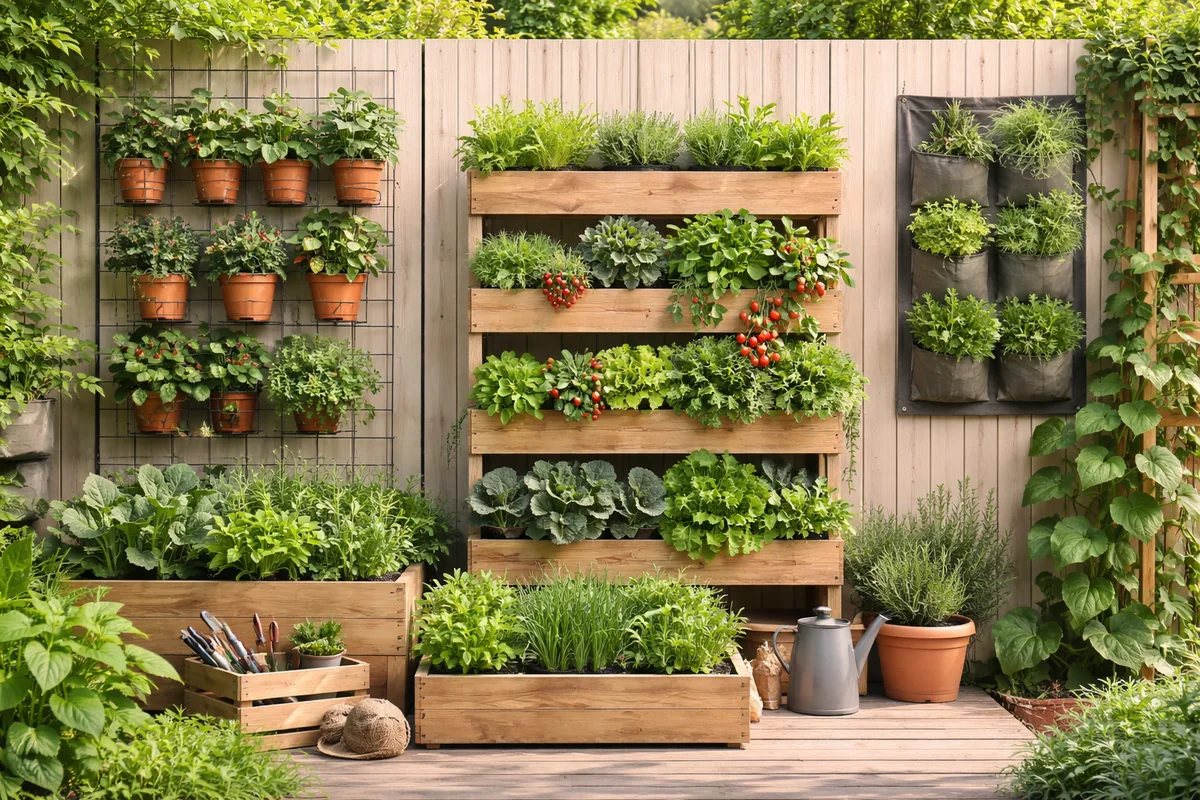 Les techniques de jardinage vertical pour optimiser l'espace
