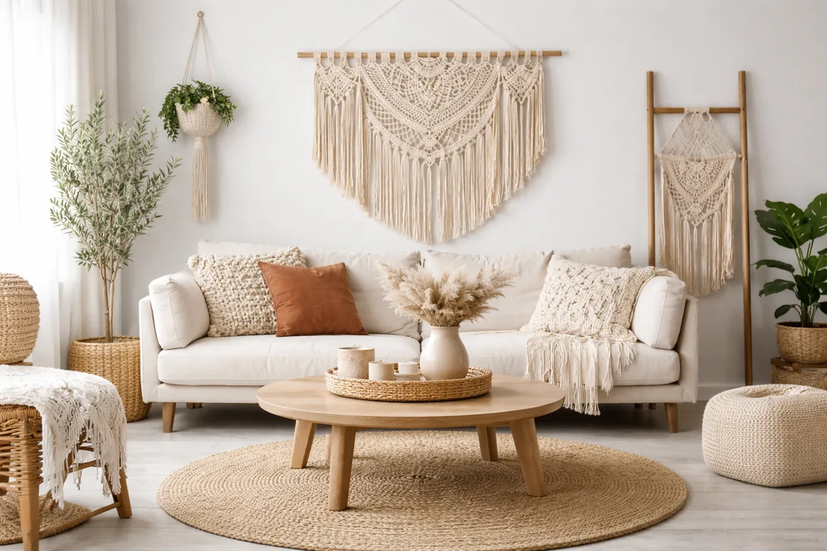 Élever votre décoration intérieure avec des éléments en macramé