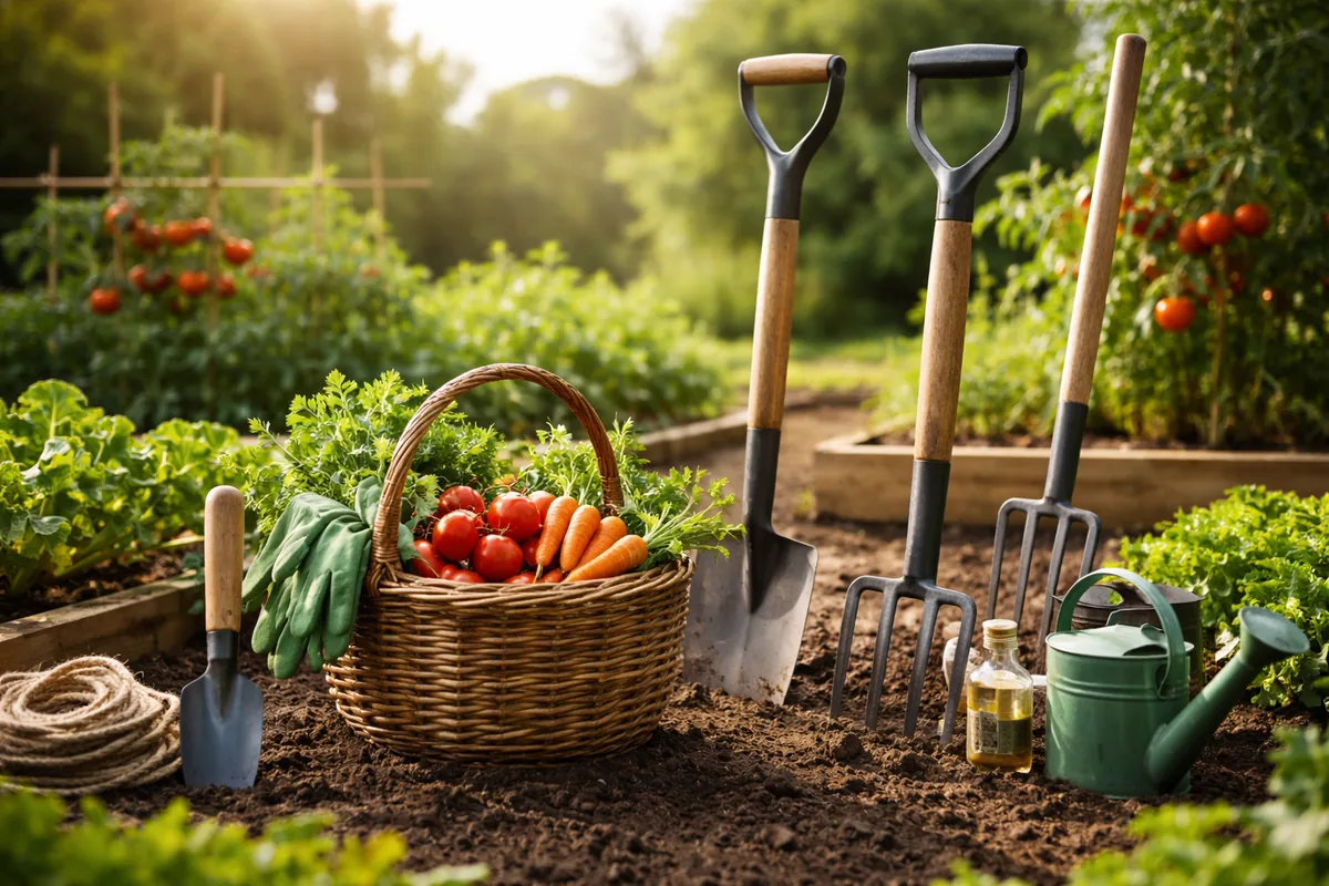 Quels sont les outils de jardin indispensables pour un jardin potager réussi