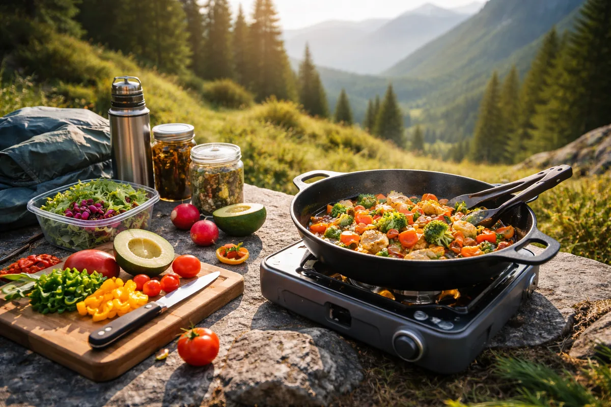 Comment cuisiner des plats sains en plein air lors d'une randonnée